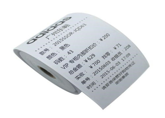 OEM ODM BPA Free 80 × 80 80 × 100 لفات ورق حراري ATM