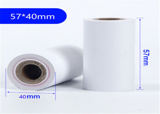80mm 57mm شعار مجاني لفات الورق الحراري ATM