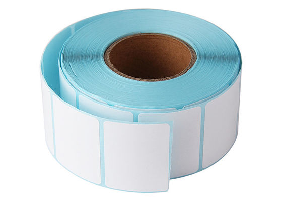 ملصقات ورقية الباركود الحرارية عديمة الرائحة 57x32mm Fanfolded